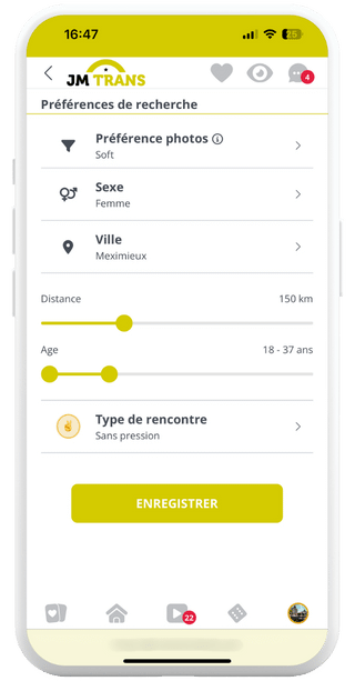 recherche de profils sur jm trans