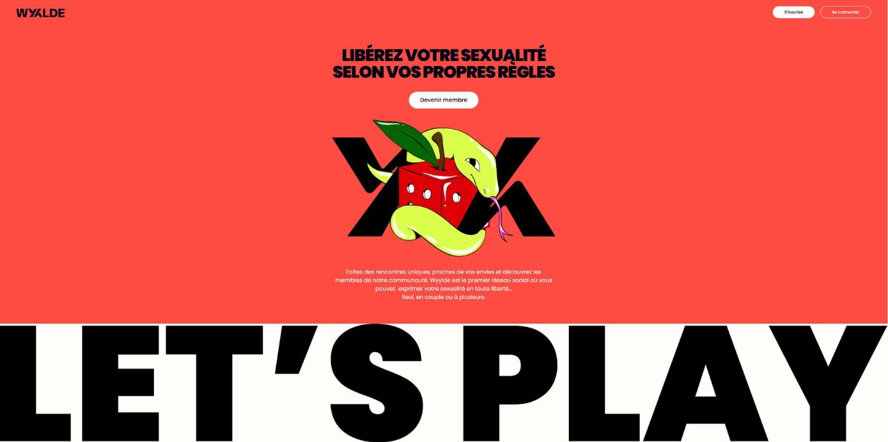 page d'accueil wyylde